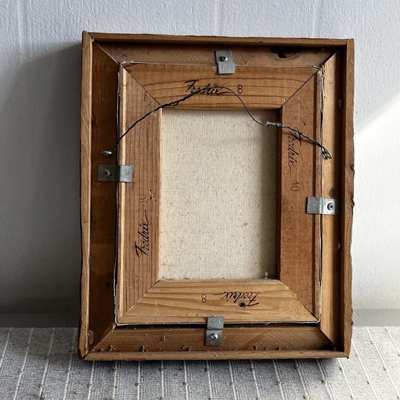 Rustic Hand Painted Raccoon Adorable Folk Art Barn Wood artist signed Handmade - Picture 3 of 14